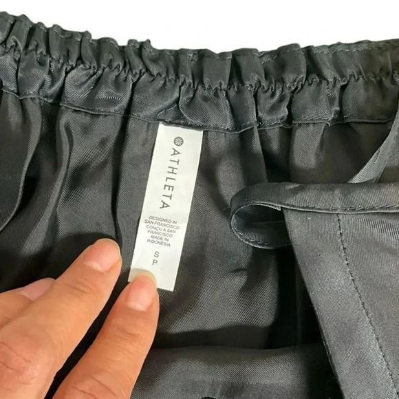 Athleta Calm Cool Slip Dress Black Size Small NWOT Buttery Soft Adjustable Strap - Picture 11 of 11